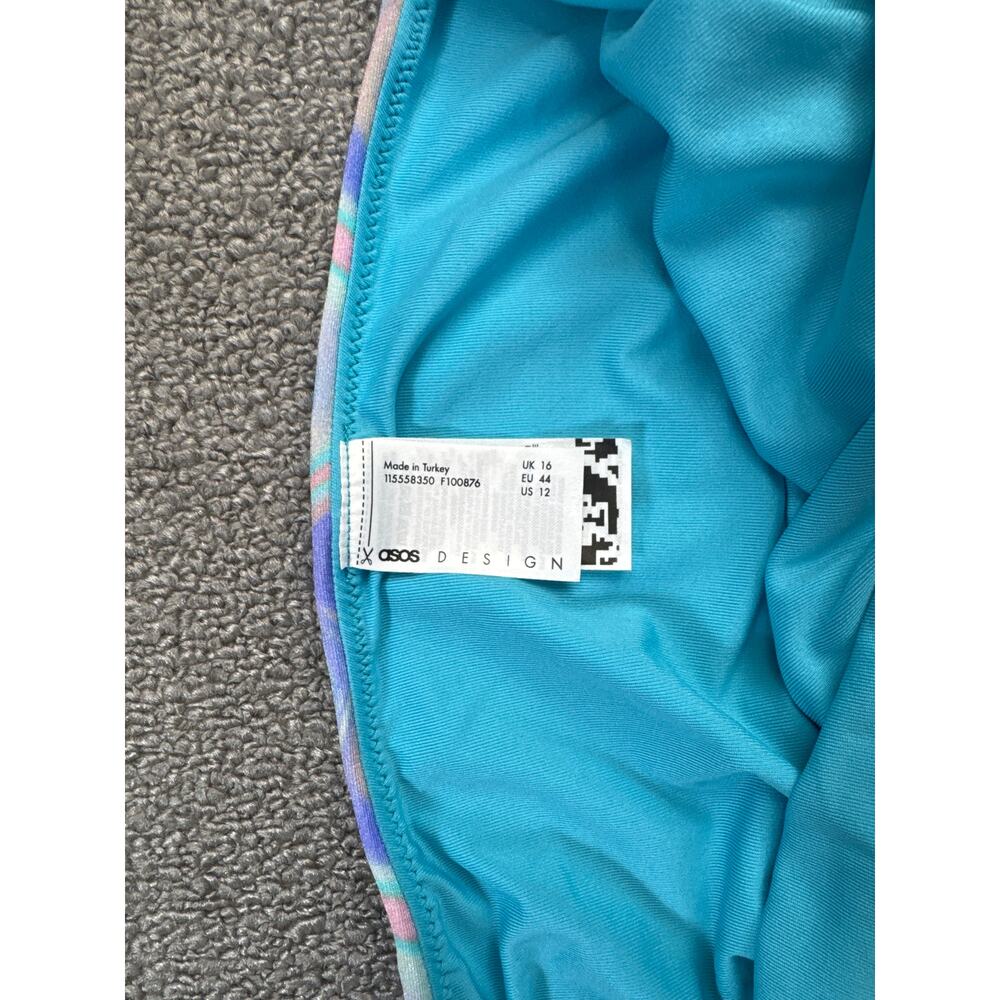 Asos Multicolor Wave Pattern One Piece Swimsuit - image 5